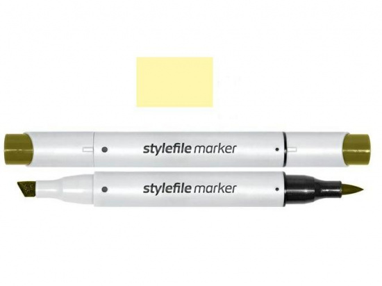 Маркер "Stylefile Brush" двухсторонний цв.152 Желтый лимонный яркий